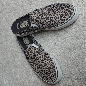 Vans womens cheetah print New